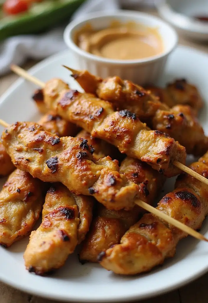 30 Quick and Easy Dinner Recipes for Black Families Packed with Flavor 126 30 Quick and Easy Dinner Recipes for Black Families Packed with Flavor - 22. Chicken Satay Skewers