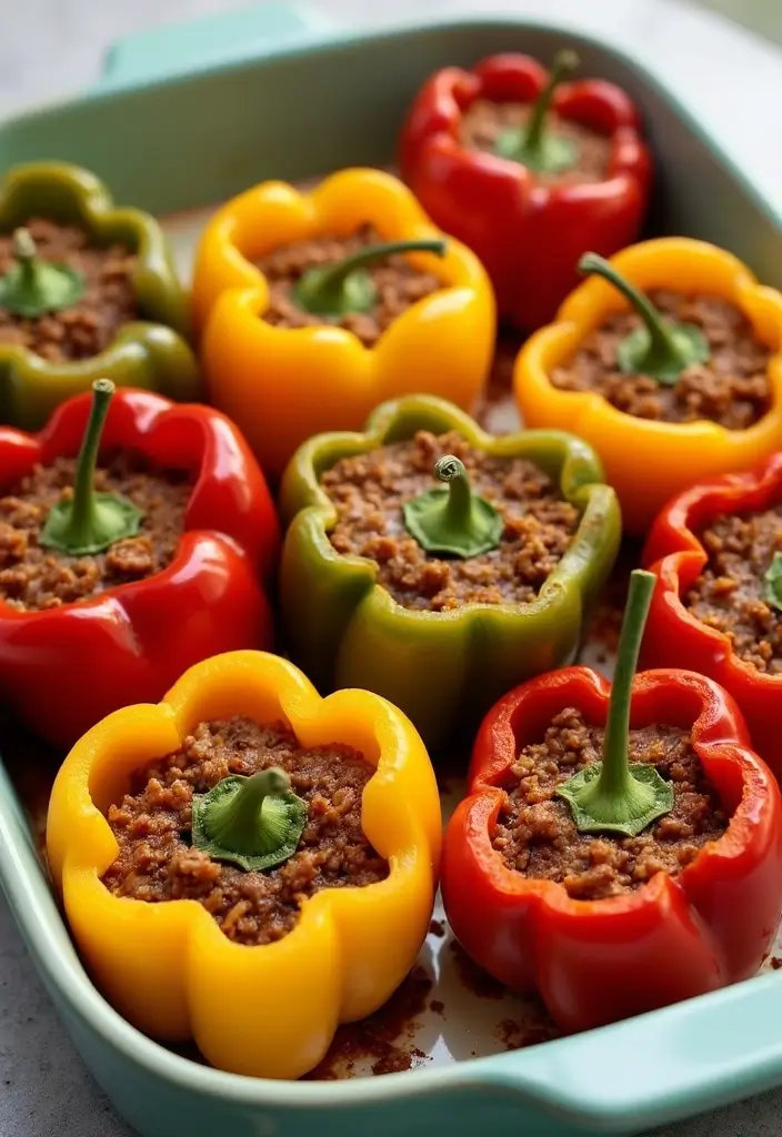30 Quick and Easy Dinner Recipes for Black Families Packed with Flavor 159 30 Quick and Easy Dinner Recipes for Black Families Packed with Flavor - 27. Stuffed Bell Peppers