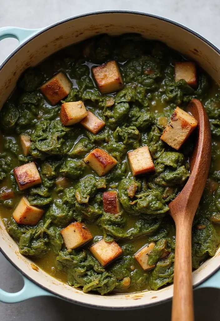 30 Quick and Easy Dinner Recipes for Black Families Packed with Flavor 11 30 Quick and Easy Dinner Recipes for Black Families Packed with Flavor - 3. Collard Greens with Smoked Turkey