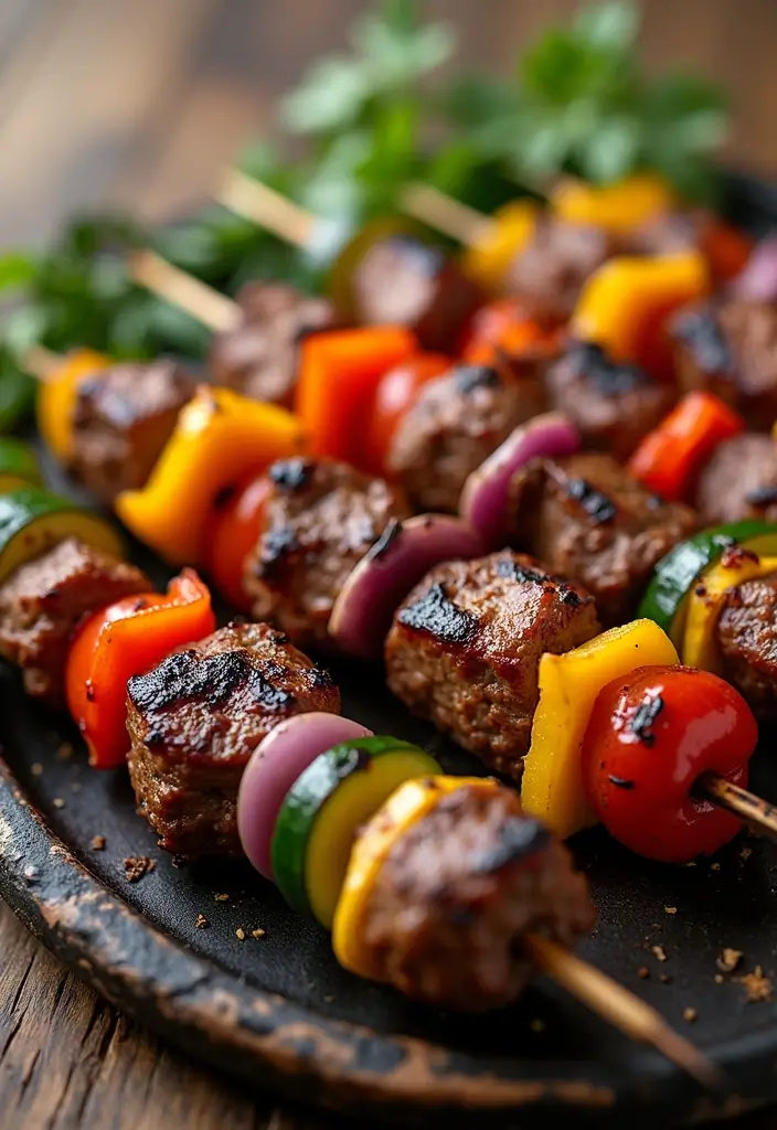 30 Quick and Easy Dinner Recipes for Diabetics That Are Full of Flavor 54 30 Quick and Easy Dinner Recipes for Diabetics That Are Full of Flavor - 10. Beef and Vegetable Skewers
