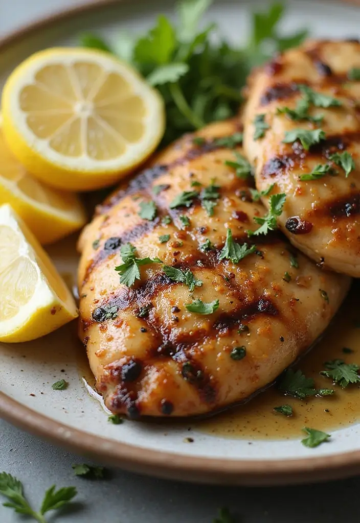 30 Quick and Easy Dinner Recipes for Diabetics That Are Full of Flavor 110 30 Quick and Easy Dinner Recipes for Diabetics That Are Full of Flavor - 18. Lemon Herb Grilled Chicken