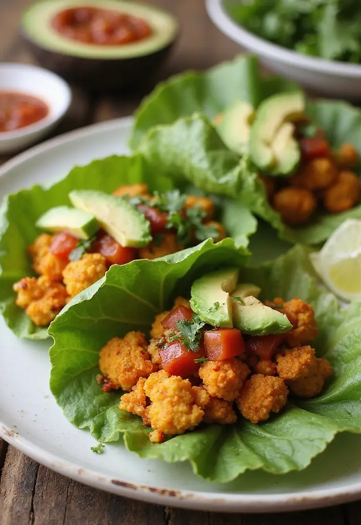 30 Quick and Easy Dinner Recipes for Diabetics That Are Full of Flavor 155 30 Quick and Easy Dinner Recipes for Diabetics That Are Full of Flavor - 25. Spicy Cauliflower Tacos