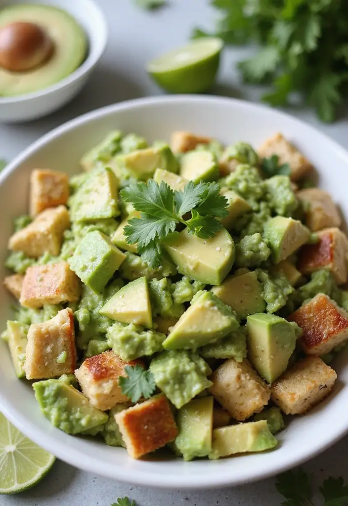 30 Quick and Easy Dinner Recipes for Diabetics That Are Full of Flavor 160 30 Quick and Easy Dinner Recipes for Diabetics That Are Full of Flavor - 26. Creamy Avocado Chicken Salad