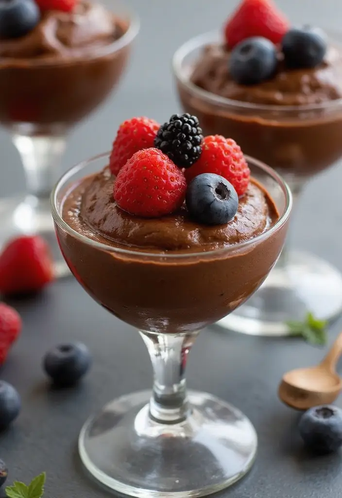 30 Quick and Easy Dinner Recipes for Diabetics That Are Full of Flavor 184 30 Quick and Easy Dinner Recipes for Diabetics That Are Full of Flavor - 30. Chocolate Avocado Mousse