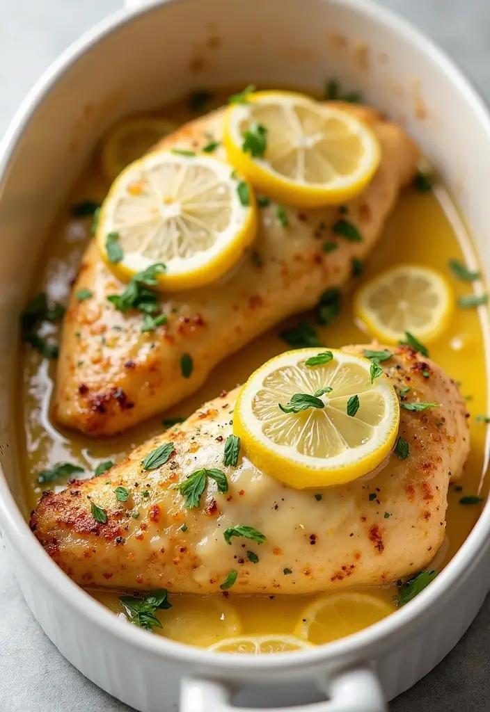30+ Quick and Easy Dinner Recipes for Two Featuring Oven Baked Chicken 65 30+ Quick and Easy Dinner Recipes for Two Featuring Oven Baked Chicken - 11. Lemon Garlic Parmesan Chicken