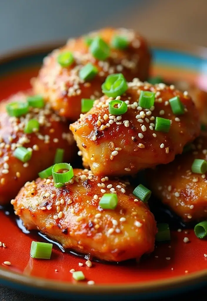 30+ Quick and Easy Dinner Recipes for Two Featuring Oven Baked Chicken 72 30+ Quick and Easy Dinner Recipes for Two Featuring Oven Baked Chicken - 12. Asian Sesame Chicken Thighs