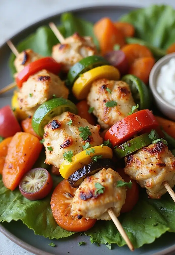 30+ Quick and Easy Dinner Recipes for Two Featuring Oven Baked Chicken 96 30+ Quick and Easy Dinner Recipes for Two Featuring Oven Baked Chicken - 16. Greek Chicken Souvlaki