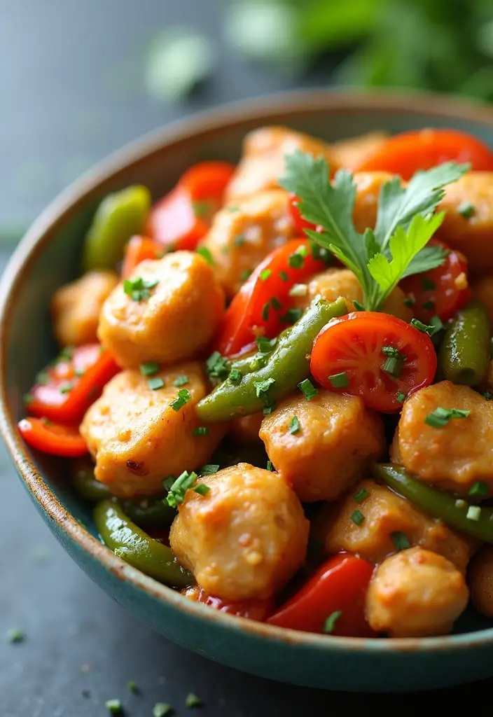30+ Quick and Easy Dinner Recipes for Two Featuring Oven Baked Chicken 134 30+ Quick and Easy Dinner Recipes for Two Featuring Oven Baked Chicken - 22. Chicken and Vegetable Stir Fry
