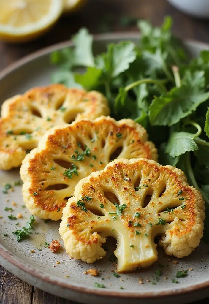30 Quick and Easy Dinner Recipes for Two That Are Romantic and Cozy 111 30 Quick and Easy Dinner Recipes for Two That Are Romantic and Cozy - 19. Garlic Butter Cauliflower Steaks