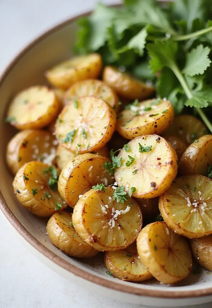 30 Quick and Easy Dinner Recipes for Two That Are Romantic and Cozy 139 30 Quick and Easy Dinner Recipes for Two That Are Romantic and Cozy - 23. Garlic Parmesan Roasted Potatoes
