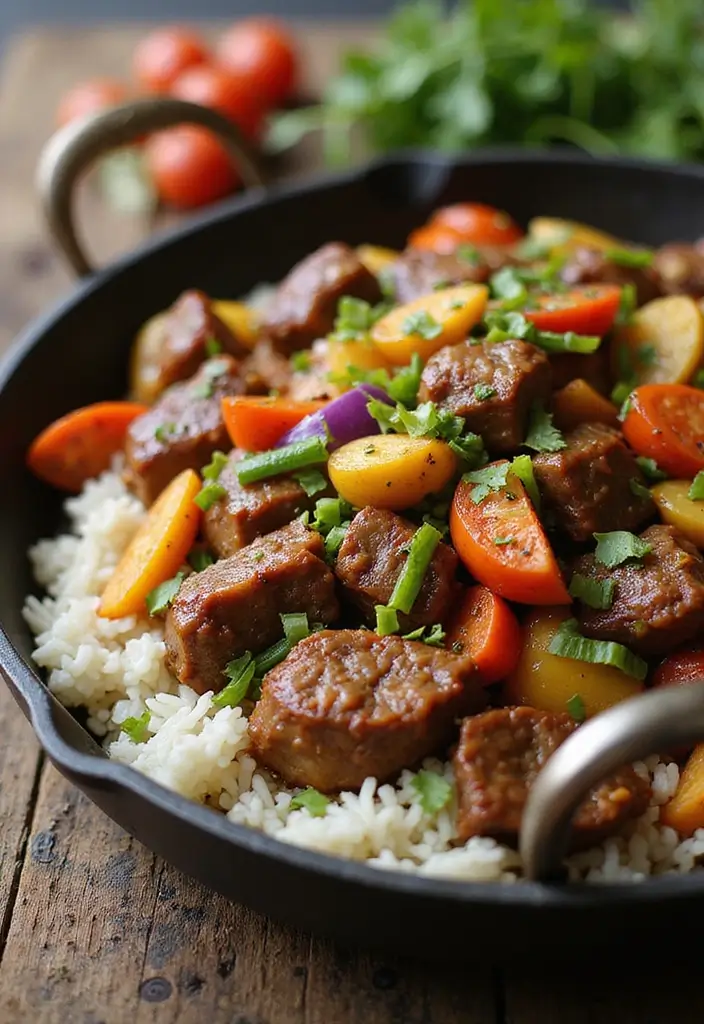 30 Quick and Easy Dinner Recipes for Two That Are Romantic and Cozy 22 30 Quick and Easy Dinner Recipes for Two That Are Romantic and Cozy - 4. Skillet Beef Stir-Fry