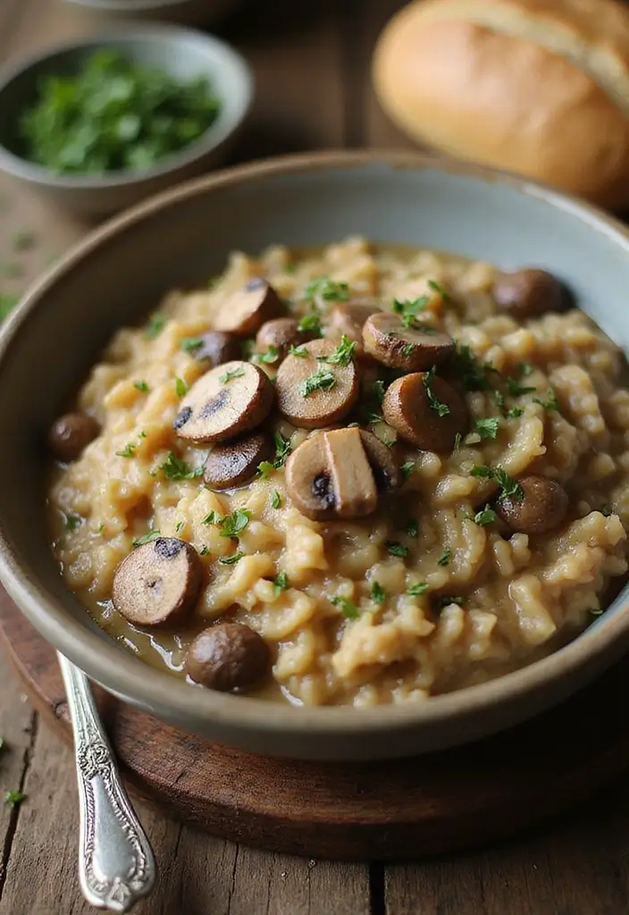 30 Quick and Easy Dinner Recipes for Two That Are Romantic and Cozy 32 30 Quick and Easy Dinner Recipes for Two That Are Romantic and Cozy - 6. Easy Mushroom Risotto