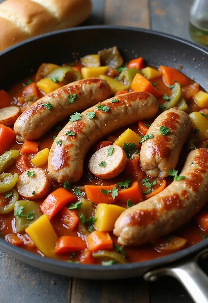30 Quick and Easy Family Dinner Recipes That Save You Time and Effort 63 30 Quick and Easy Family Dinner Recipes That Save You Time and Effort - 11. One-Pan Italian Sausage and Peppers