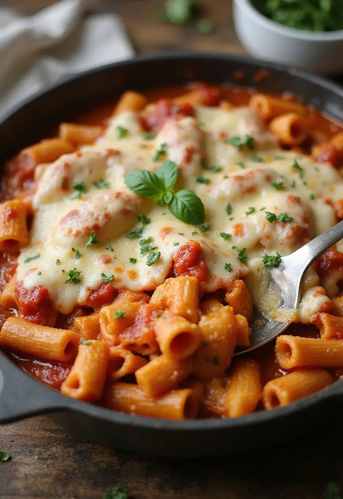 30 Quick and Easy Family Dinner Recipes That Save You Time and Effort 77 30 Quick and Easy Family Dinner Recipes That Save You Time and Effort - 13. One-Pan Baked Ziti