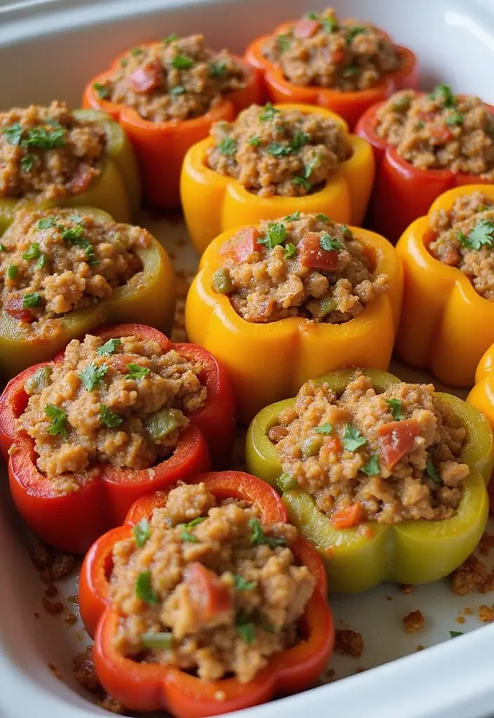 30 Quick and Easy Family Dinner Recipes That Save You Time and Effort 110 30 Quick and Easy Family Dinner Recipes That Save You Time and Effort - 18. One-Pan Stuffed Peppers