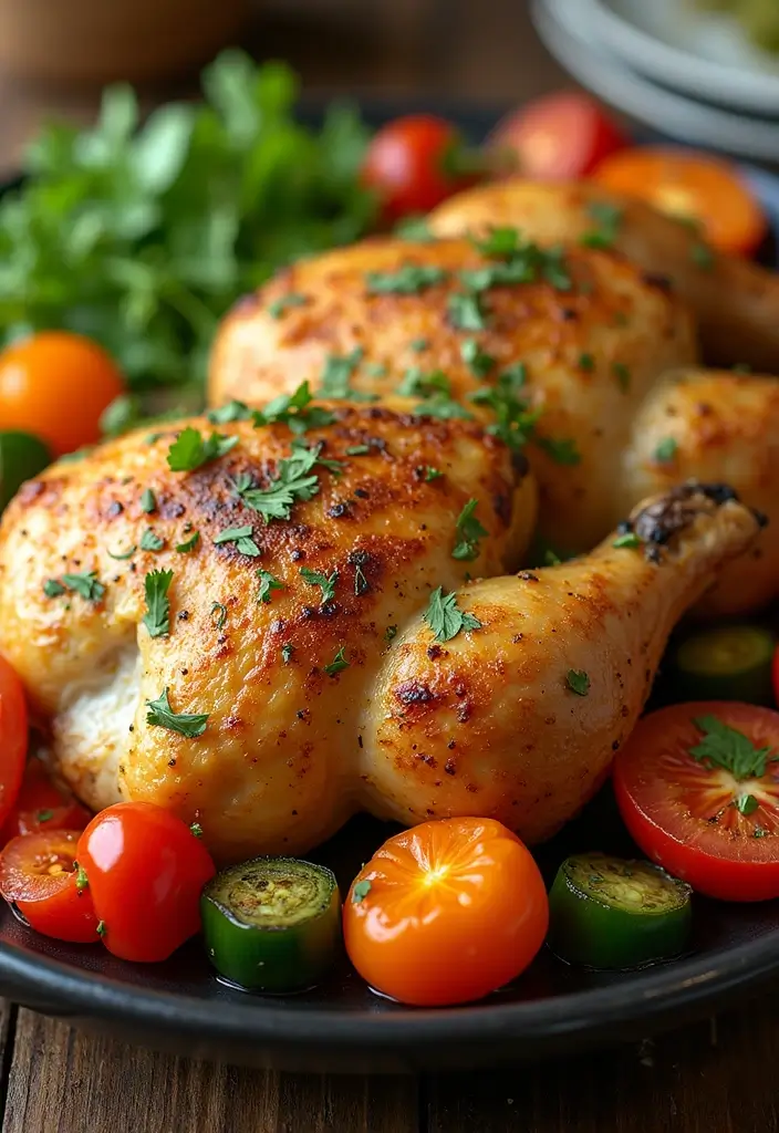 30 Quick and Easy Family Dinner Recipes That Save You Time and Effort 136 30 Quick and Easy Family Dinner Recipes That Save You Time and Effort - 22. One-Pan Garlic Parmesan Roasted Chicken and Vegetables