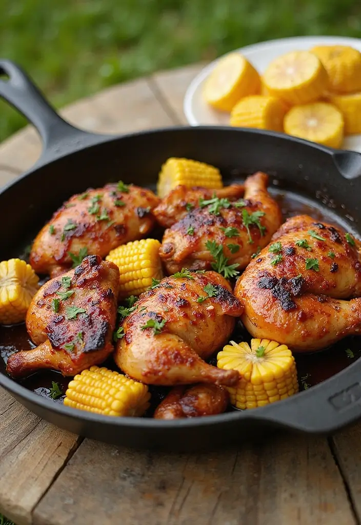 30 Quick and Easy Family Dinner Recipes That Save You Time and Effort 164 30 Quick and Easy Family Dinner Recipes That Save You Time and Effort - 26. One-Pan BBQ Chicken and Corn