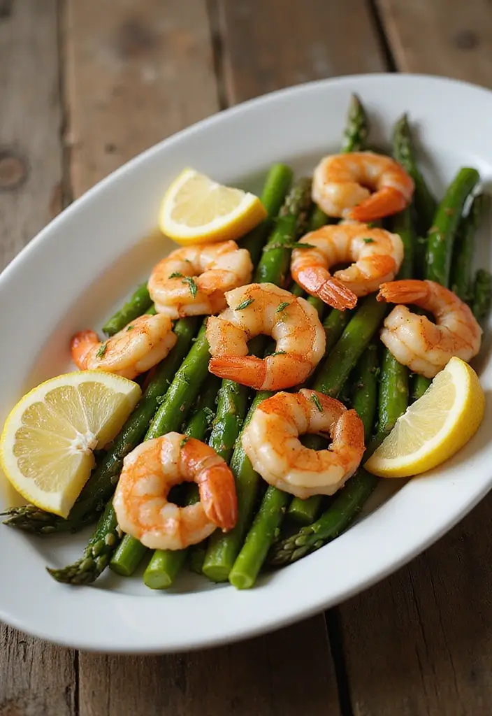 30 Quick and Easy Family Dinner Recipes That Save You Time and Effort 28 30 Quick and Easy Family Dinner Recipes That Save You Time and Effort - 6. One-Pan Shrimp and Asparagus