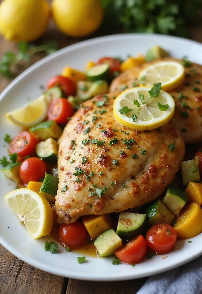 30 Quick and Easy Gluten and Dairy Free Dinner Recipes for Every Taste 1 30 Quick and Easy Gluten and Dairy Free Dinner Recipes for Every Taste - 1. Zesty Lemon Herb Chicken