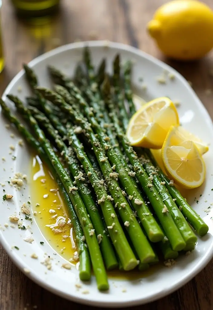 30 Quick and Easy Gluten and Dairy Free Dinner Recipes for Every Taste 102 30 Quick and Easy Gluten and Dairy Free Dinner Recipes for Every Taste - 16. Lemon Garlic Asparagus