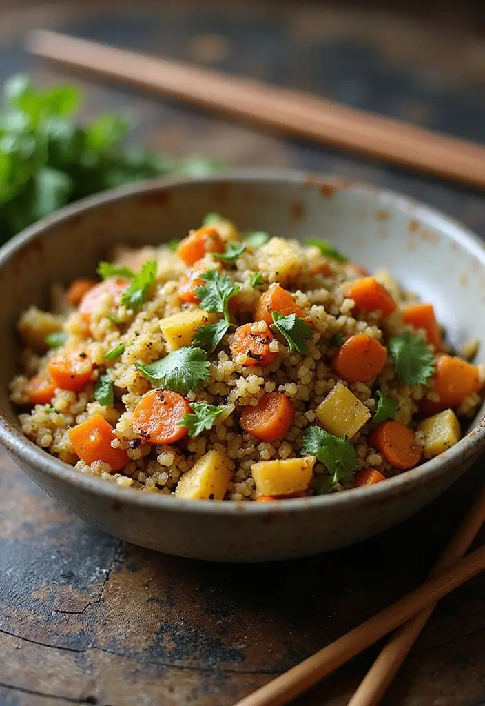 30 Quick and Easy Gluten and Dairy Free Dinner Recipes for Every Taste 8 30 Quick and Easy Gluten and Dairy Free Dinner Recipes for Every Taste - 2. One-Pan Quinoa Stir-Fry