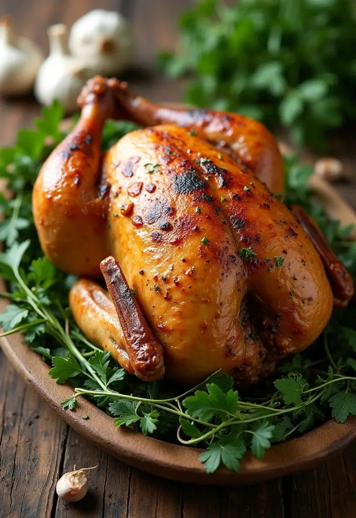 30 Quick and Easy Gluten and Dairy Free Dinner Recipes for Every Taste 159 30 Quick and Easy Gluten and Dairy Free Dinner Recipes for Every Taste - 25. Garlic and Herb Roasted Chicken