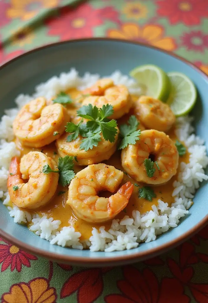 30 Quick and Easy Gluten and Dairy Free Dinner Recipes for Every Taste 15 30 Quick and Easy Gluten and Dairy Free Dinner Recipes for Every Taste - 3. Creamy Coconut Curry Shrimp