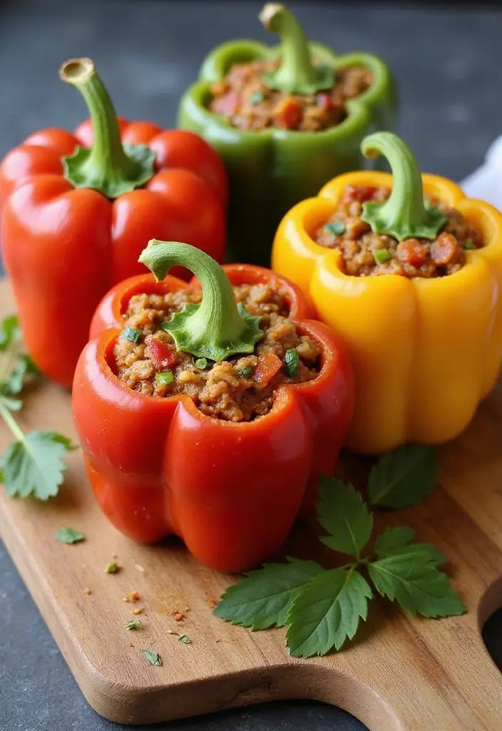 30 Quick and Easy Gluten and Dairy Free Dinner Recipes for Every Taste 22 30 Quick and Easy Gluten and Dairy Free Dinner Recipes for Every Taste - 4. Stuffed Bell Peppers