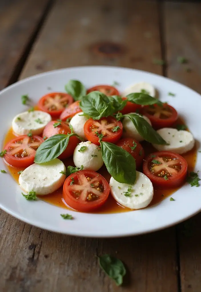 30 Quick and Easy No Oven Dinner Recipes That Make Cooking Effortless 58 30 Quick and Easy No Oven Dinner Recipes That Make Cooking Effortless - 10. Simple Caprese Salad
