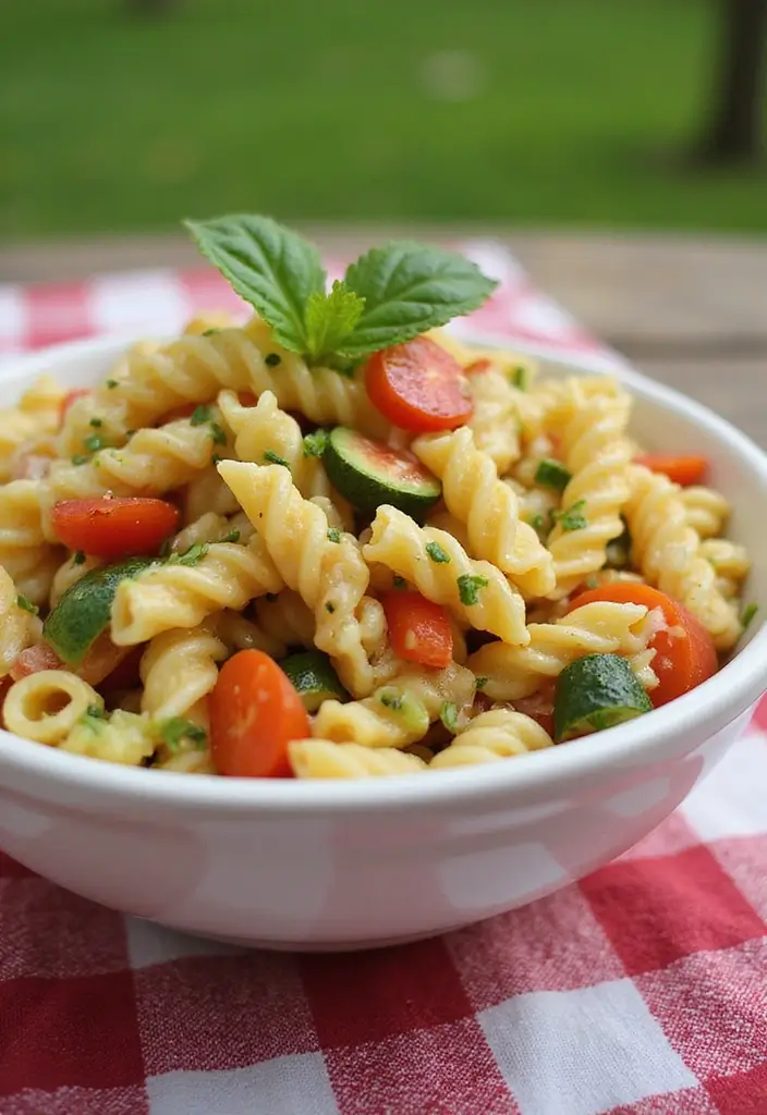 30 Quick and Easy No Oven Dinner Recipes That Make Cooking Effortless 80 30 Quick and Easy No Oven Dinner Recipes That Make Cooking Effortless - 14. Cold Pasta Salad with Veggies