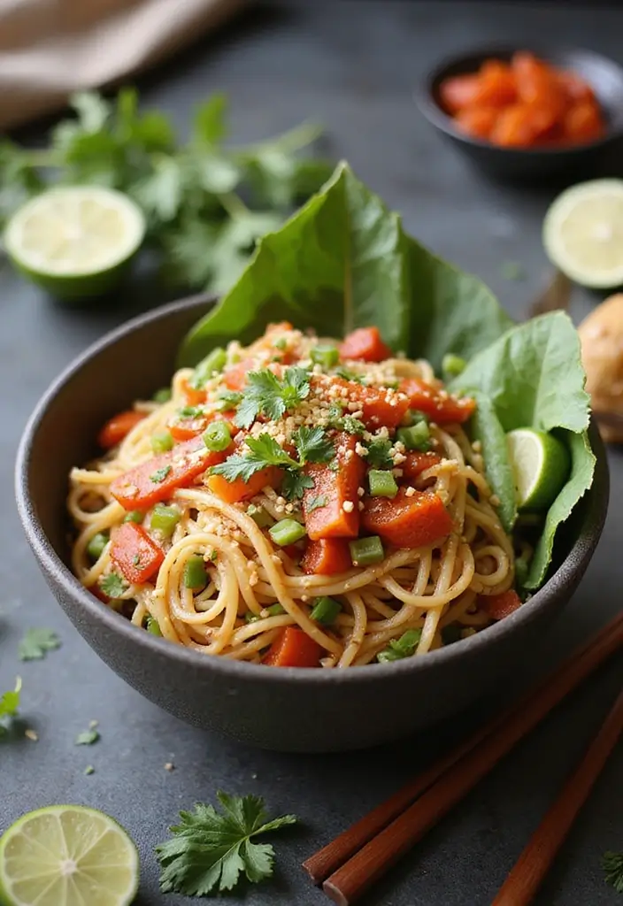30 Quick and Easy No Oven Dinner Recipes That Make Cooking Effortless 108 30 Quick and Easy No Oven Dinner Recipes That Make Cooking Effortless - 18. Quick Asian Noodle Salad