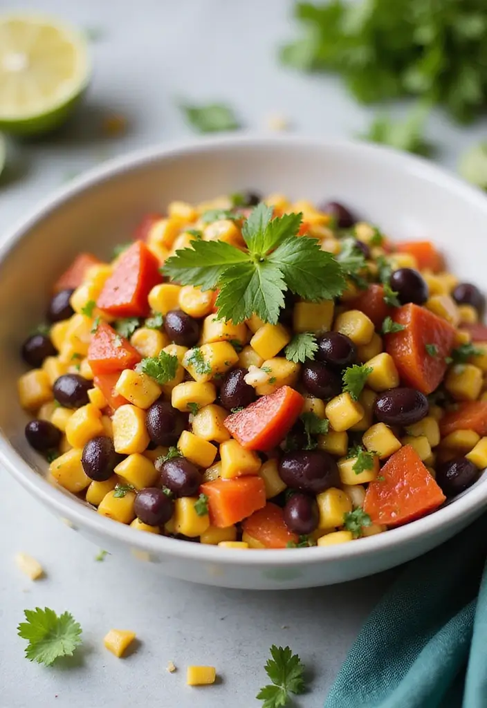 30 Quick and Easy No Oven Dinner Recipes That Make Cooking Effortless 122 30 Quick and Easy No Oven Dinner Recipes That Make Cooking Effortless - 20. Easy Corn and Black Bean Salad