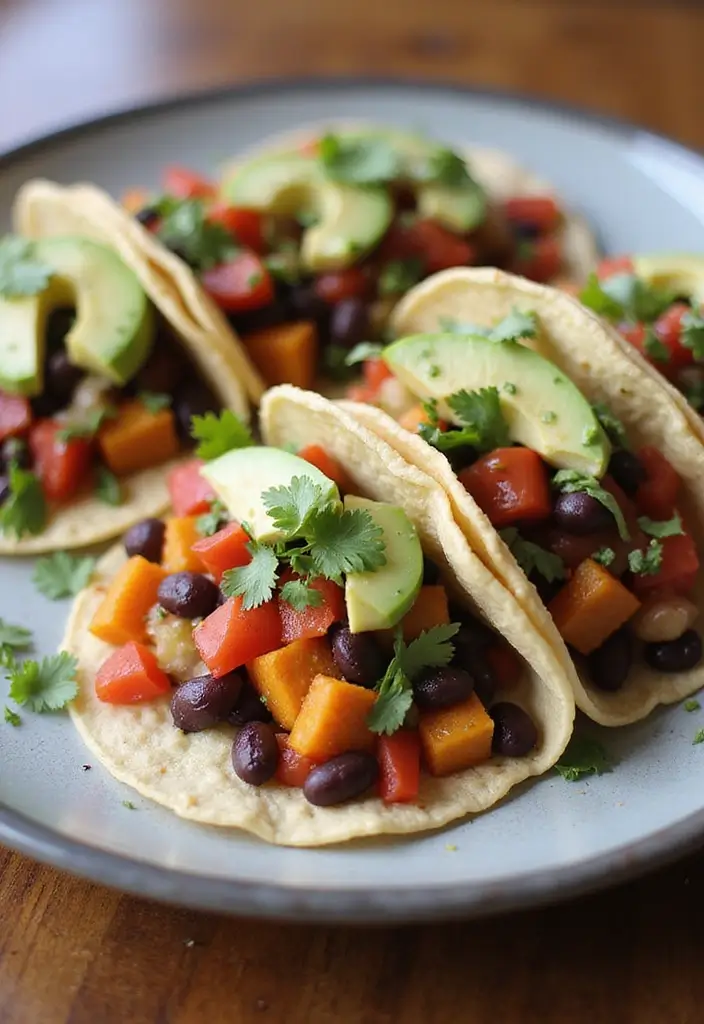 30 Quick and Easy No Oven Dinner Recipes That Make Cooking Effortless 141 30 Quick and Easy No Oven Dinner Recipes That Make Cooking Effortless - 23. Sweet Potato and Black Bean Tacos