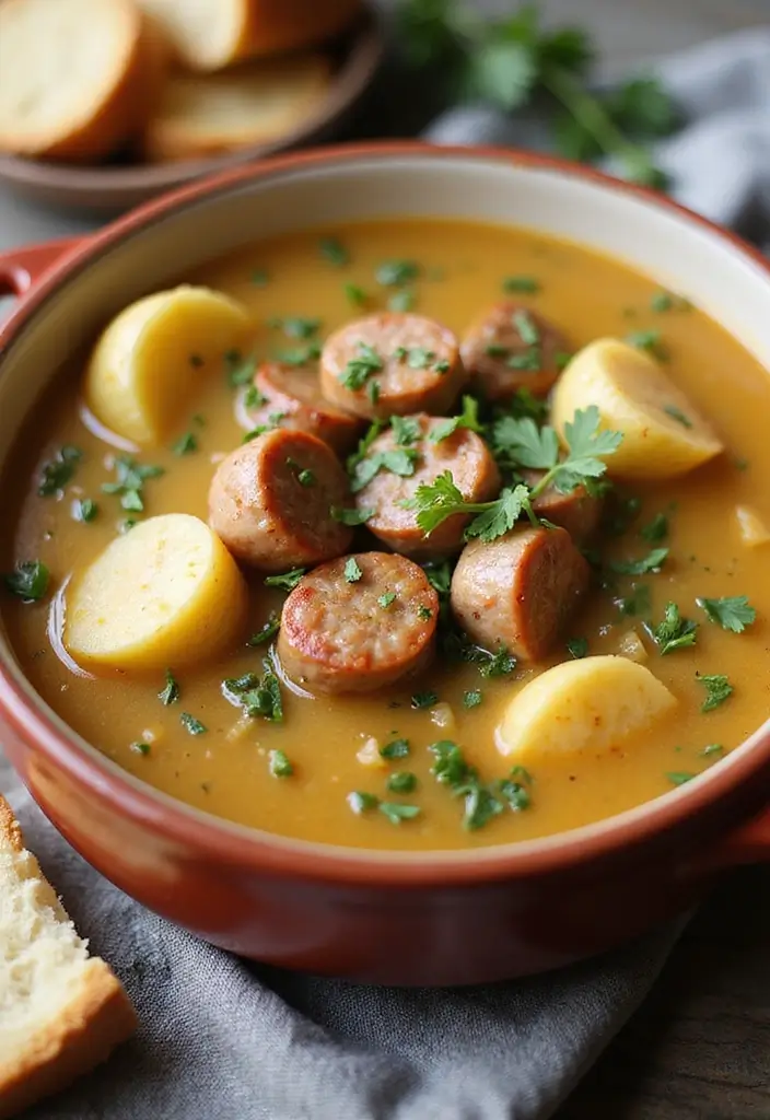 30 Quick and Easy Smoked Sausage Dinner Recipes for Family Meals 113 30 Quick and Easy Smoked Sausage Dinner Recipes for Family Meals - 17. Smoked Sausage and Potato Soup