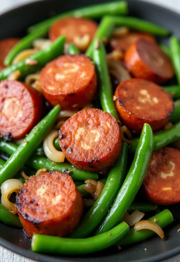 30 Quick and Easy Smoked Sausage Dinner Recipes for Family Meals 120 30 Quick and Easy Smoked Sausage Dinner Recipes for Family Meals - 18. Smoked Sausage and Green Bean Stir-Fry