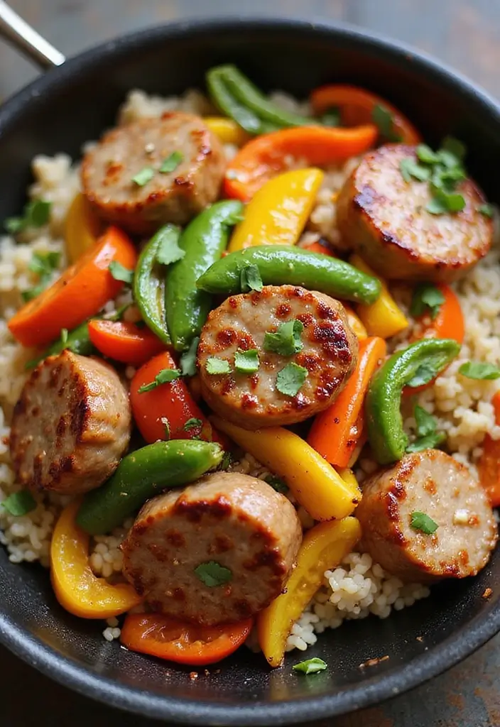 30 Quick and Easy Smoked Sausage Dinner Recipes for Family Meals 15 30 Quick and Easy Smoked Sausage Dinner Recipes for Family Meals - 3. Smoked Sausage and Vegetable Stir-Fry