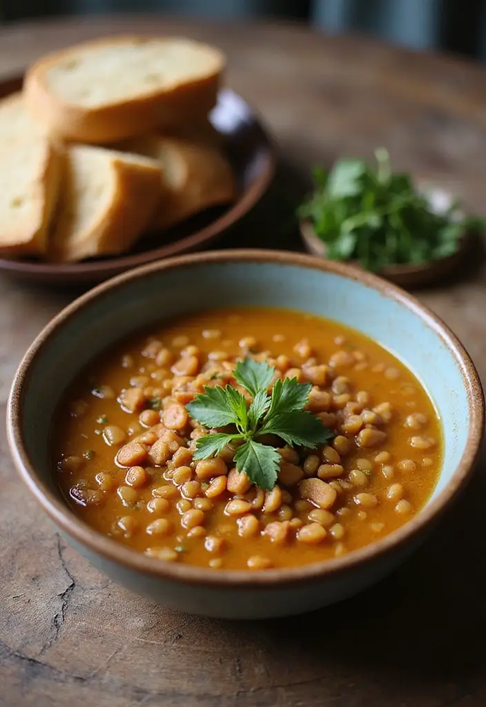 30+ Quick and Easy Vegetarian Dinner Recipes That Are Simple and Delicious 70 30+ Quick and Easy Vegetarian Dinner Recipes That Are Simple and Delicious - 12. Simple Lentil Soup
