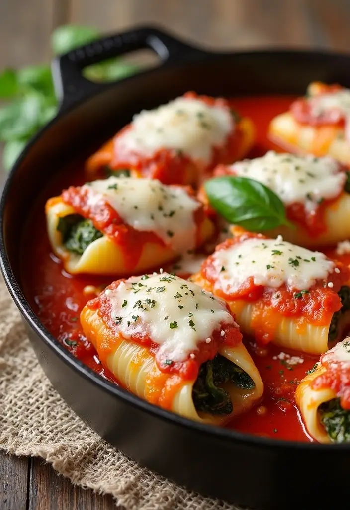 30+ Quick and Easy Vegetarian Dinner Recipes That Are Simple and Delicious 84 30+ Quick and Easy Vegetarian Dinner Recipes That Are Simple and Delicious - 14. Spinach and Ricotta Stuffed Shells