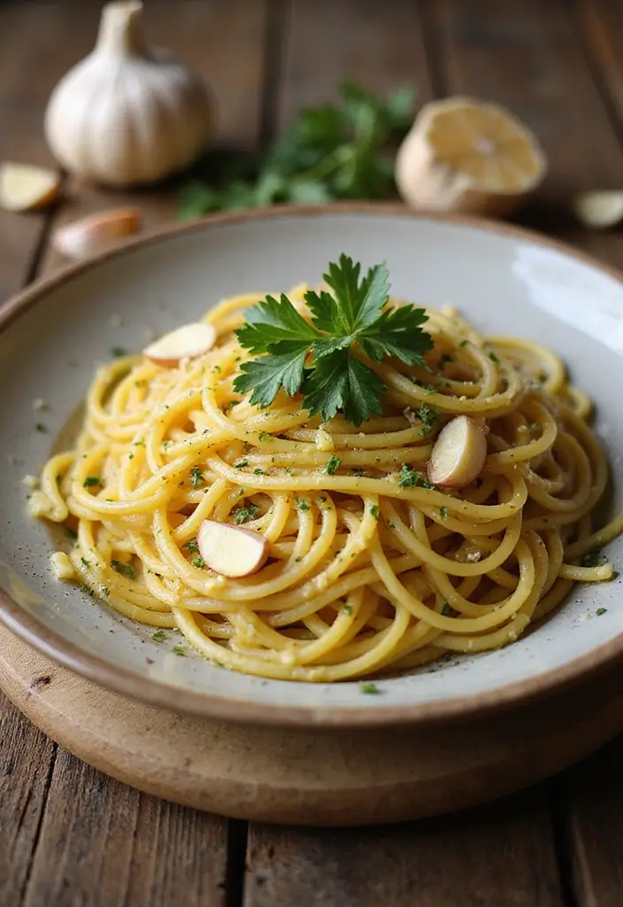 30+ Quick and Easy Vegetarian Dinner Recipes That Are Simple and Delicious 178 30+ Quick and Easy Vegetarian Dinner Recipes That Are Simple and Delicious - 28. Spaghetti Aglio e Olio
