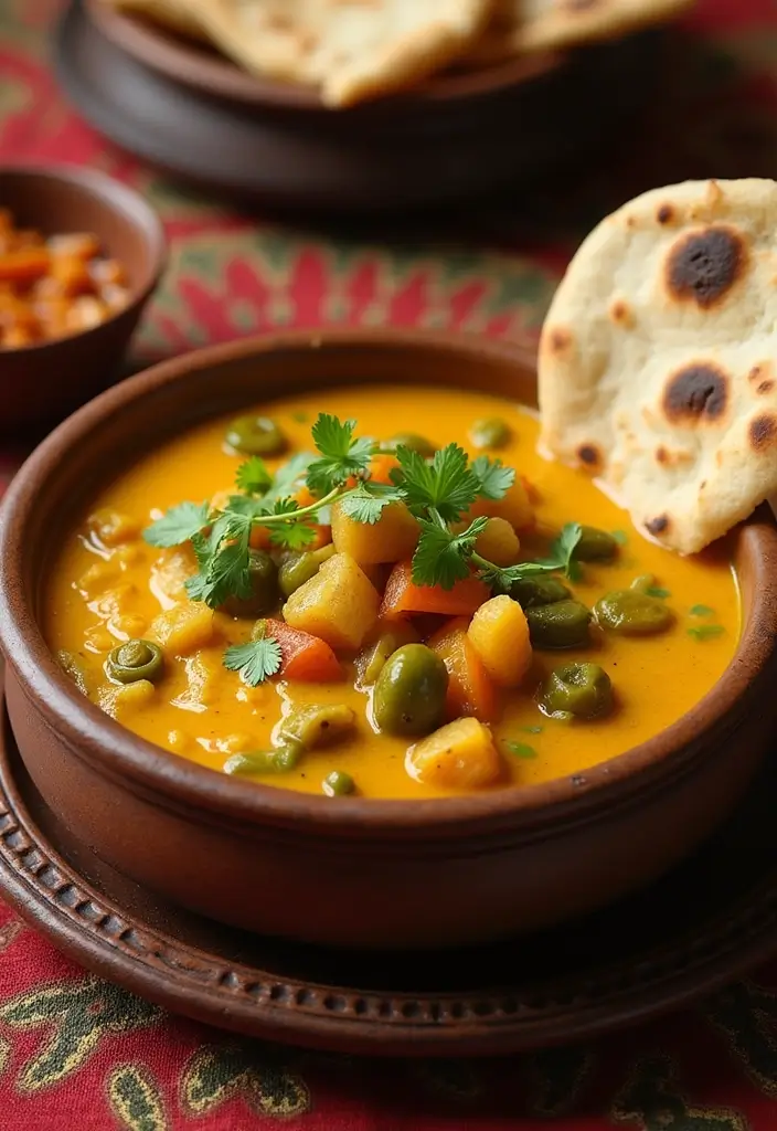 30+ Quick and Easy Vegetarian Dinner Recipes That Are Simple and Delicious 13 30+ Quick and Easy Vegetarian Dinner Recipes That Are Simple and Delicious - 3. Easy Vegetable Curry