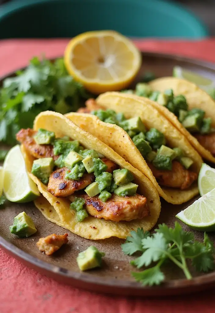 30 Quick and Healthy Low Cholesterol Dinner Recipes You Can Make Fast 58 30 Quick and Healthy Low Cholesterol Dinner Recipes You Can Make Fast - 10. Grilled Chicken Tacos with Avocado Salsa