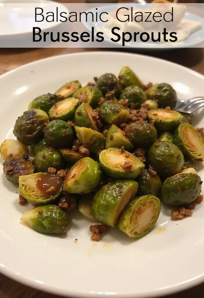 30 Quick and Healthy Low Cholesterol Dinner Recipes You Can Make Fast 77 30 Quick and Healthy Low Cholesterol Dinner Recipes You Can Make Fast - 13. Balsamic Glazed Brussels Sprouts