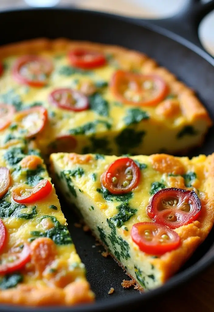 30 Quick and Healthy Low Cholesterol Dinner Recipes You Can Make Fast 145 30 Quick and Healthy Low Cholesterol Dinner Recipes You Can Make Fast - 25. Spinach and Tomato Frittata