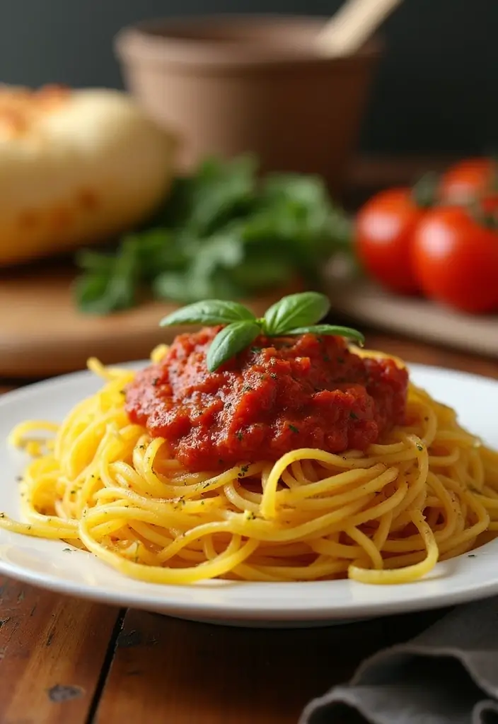 30 Quick and Healthy Low Cholesterol Dinner Recipes You Can Make Fast 166 30 Quick and Healthy Low Cholesterol Dinner Recipes You Can Make Fast - 28. Spaghetti Squash with Marinara