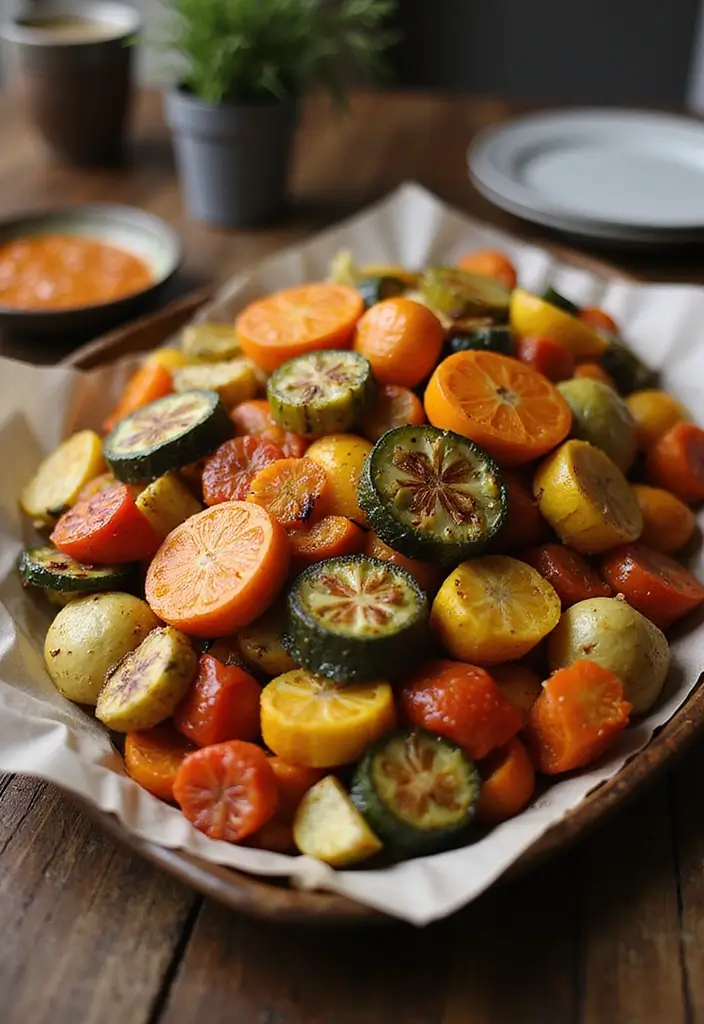 30 Quick and Healthy Low Cholesterol Dinner Recipes You Can Make Fast 173 30 Quick and Healthy Low Cholesterol Dinner Recipes You Can Make Fast - 29. Roasted Vegetable Medley