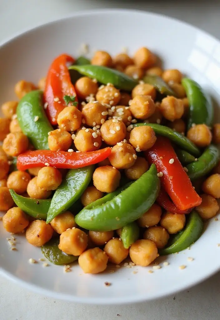 30 Quick and Healthy Low Cholesterol Dinner Recipes You Can Make Fast 13 30 Quick and Healthy Low Cholesterol Dinner Recipes You Can Make Fast - 3. Chickpea Stir-Fry