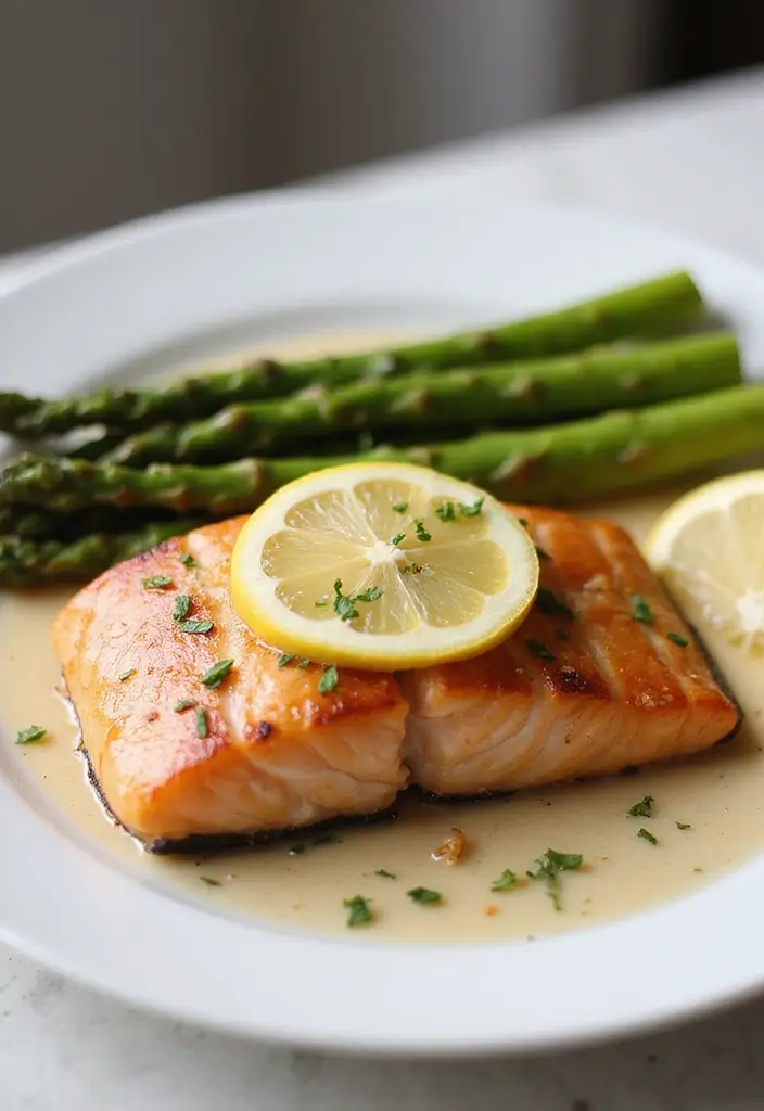 30 Quick and Healthy Low Cholesterol Dinner Recipes You Can Make Fast 20 30 Quick and Healthy Low Cholesterol Dinner Recipes You Can Make Fast - 4. Baked Salmon with Asparagus