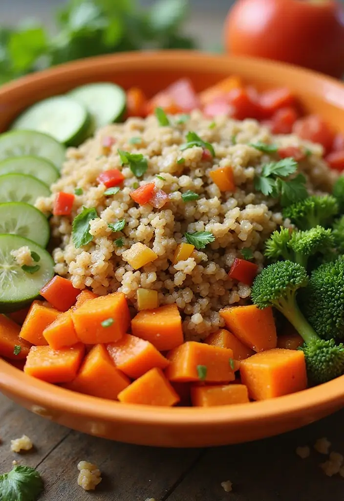 30 Quick and Healthy Low Cholesterol Dinner Recipes You Can Make Fast 27 30 Quick and Healthy Low Cholesterol Dinner Recipes You Can Make Fast - 5. Vegetable Quinoa Bowls