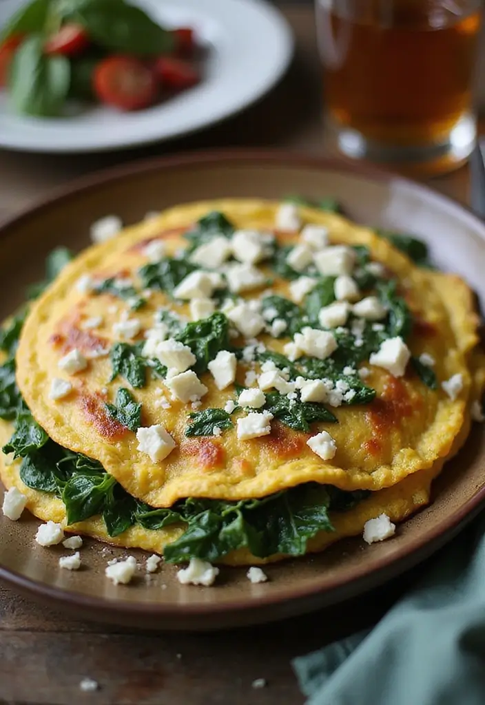 30 Quick and Healthy Low Cholesterol Dinner Recipes You Can Make Fast 48 30 Quick and Healthy Low Cholesterol Dinner Recipes You Can Make Fast - 8. Spinach and Feta Omelette